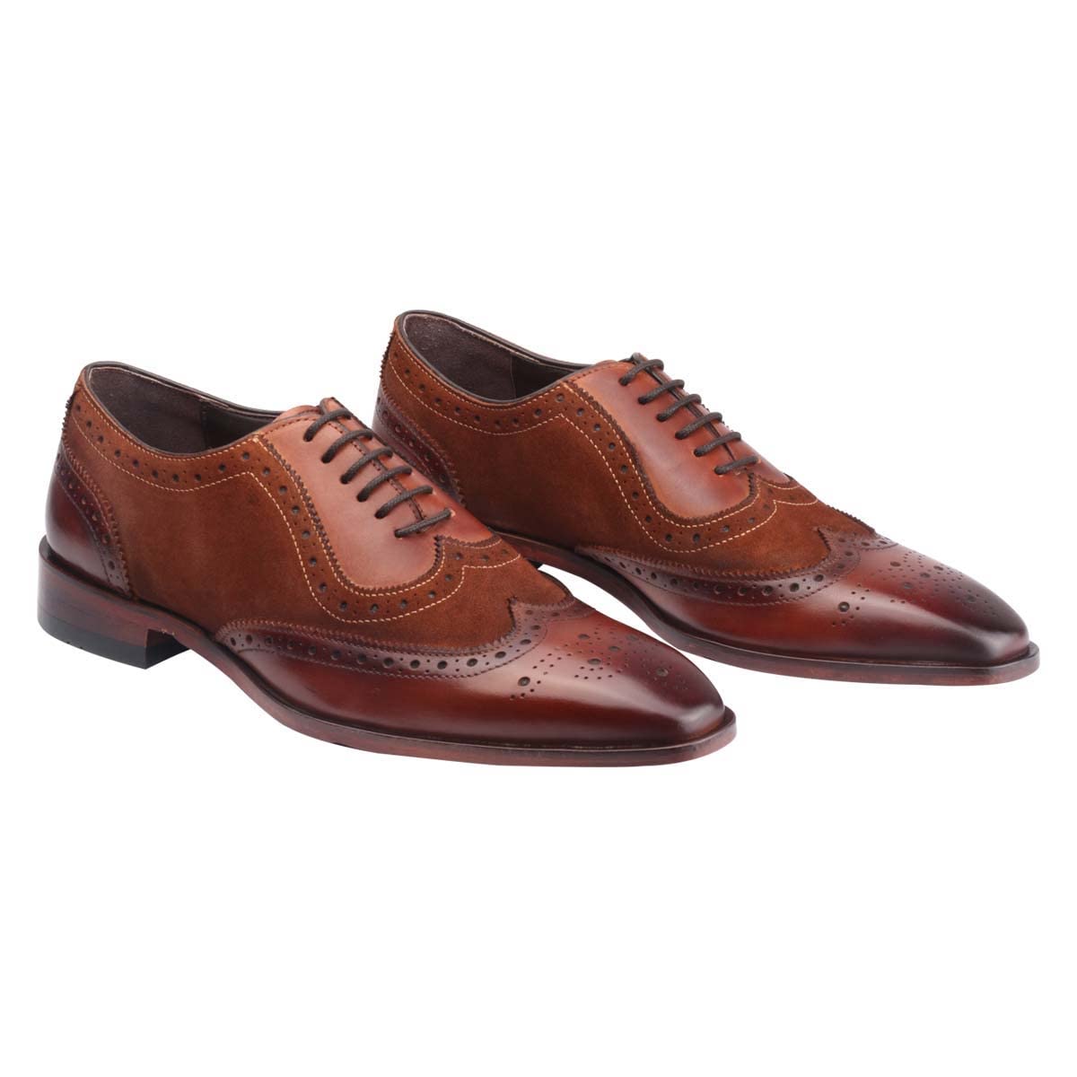 Harrykson London Mens European Genuine Leather Formal Handcrafted Brogue Style Shoe for Men Tan (B091KZGGB5) Amazon Price History, Amazon Price Tracker