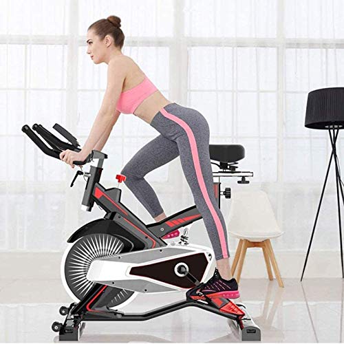 Image of Household Bicycle Indoor Sports Aerobic Training Exercise Bikes for Lose with Low-Noise Belt Drive