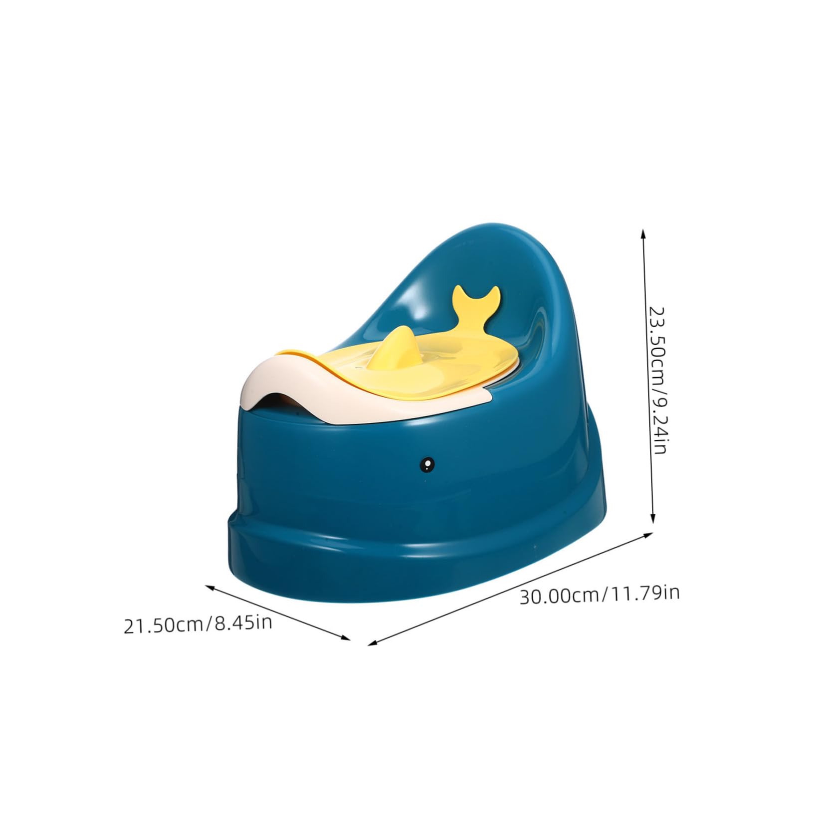 ERINGOGO Sedile Wc per Bambini Portatile in Pp Blu, Vasino Riutilizzabile per Addestramento Toilette, per Viaggio e Uso in Auto, Favorisce L'autonomia dei Bimbi