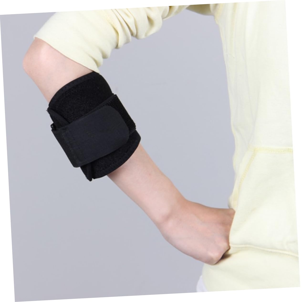 BUTIFULSIC Elbow Strap Fit Elbow Sleeves Elbow Protectors Adjustable Elbow Support Elbow Band Elbow Support Brace Sports Injury Wrist Sweatband Elbow Guard Tennis Elbow Band Black