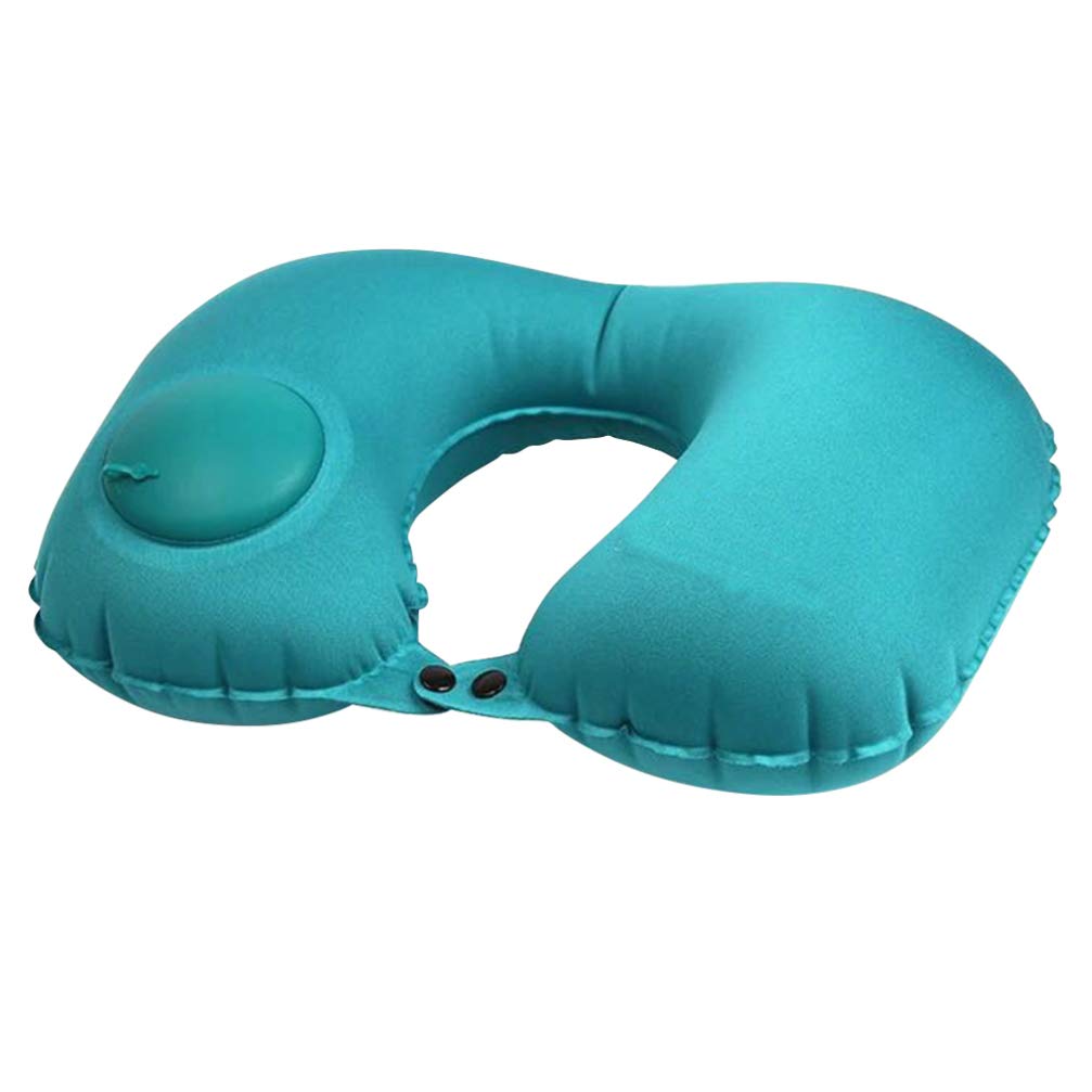 BESPORTBLE 2pcs Inflatable Pillow Napping Car Headrest Airplane Pillows Car Pillows U-Shape Plane Pillow Inflatable Plane Pillow Chin Visor with Hair for Men Travel Aviation Pillow Neck