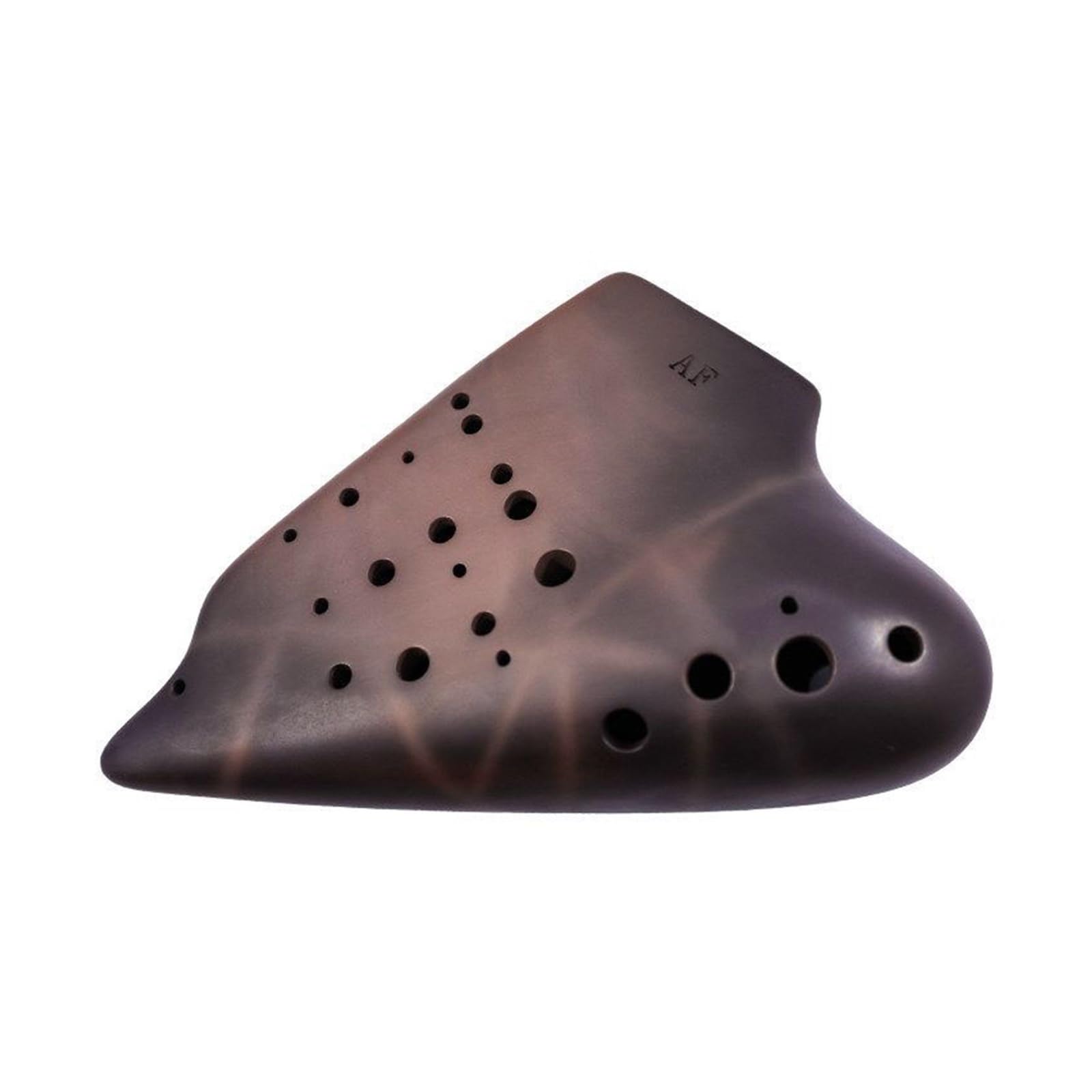 BABYCE Okarina Musikinstrument Keramik-Okarinas-Instrumente Triple Ocarina Professional Musical Instruments Bietet Zubehör (Color : AF Alto F)
