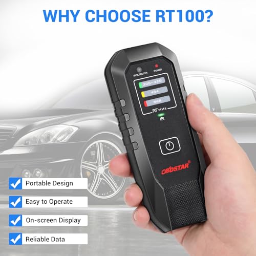 Image of RT100 IR Infrared Frequency Tester - 300-320MHz /433MHz /868MHz Signal Detection