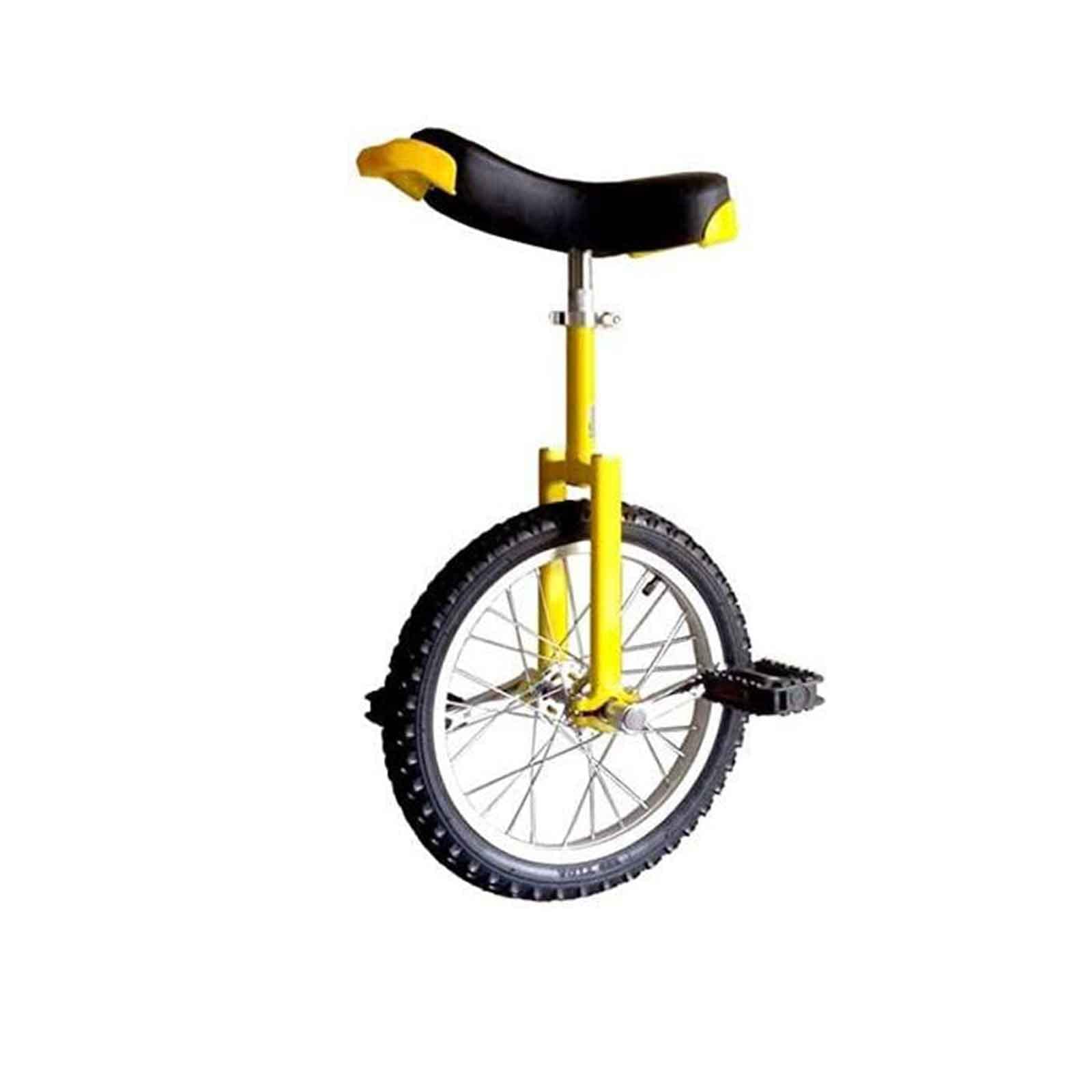 Unicycle 20/24 Inch Wheel Adults Kids Balance Bike, Unicycles Thick Aluminum Alloy Wheels, Bicycle Seat Height Can Be Adjusted Freely, Skidproof Butyl Mountain Tire,B,24in