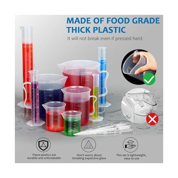 moveland-Upgraded-Plastic-Graduated-Cylinder-and-Plastic-Beakers-Set-Graduated-Cylinder-10ml-25ml-50ml-100ml-Beakers-50ml-100ml-250ml-500ml-1000ml-5-Pcs-Pipettes-Ideal-for-DIY-and-Science-Lab moveland-Upgraded-Plastic-Graduated-Cylinder-and-Plastic-Beakers-Set-Graduated-Cylinder-10ml-25ml-50ml-100ml-Beakers-50ml-100ml-250ml-500ml-1000ml-5-Pcs-Pipettes-Ideal-for-DIY-and-Science-Lab