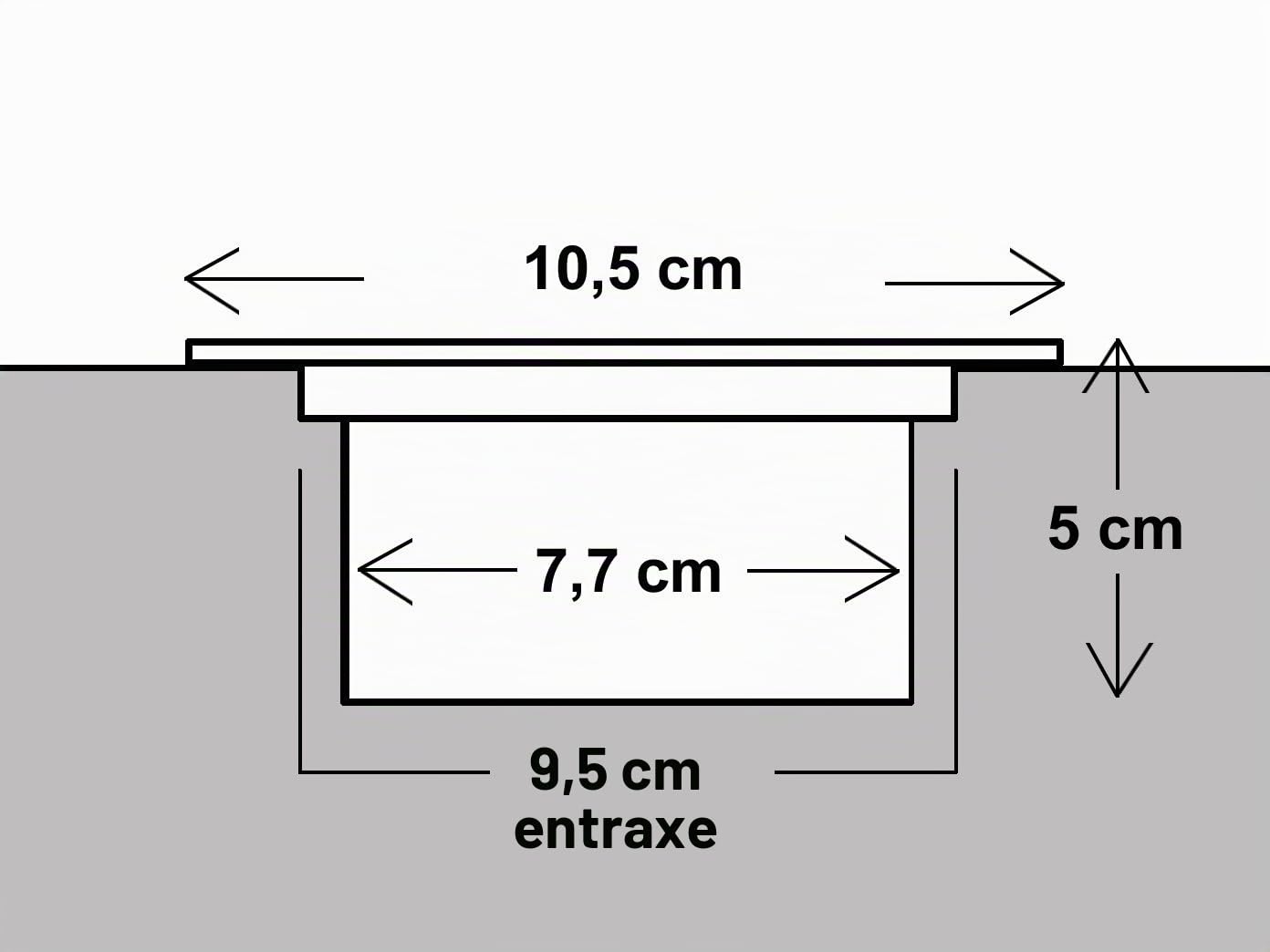 Carlo 5000.198 Lot de 4 spots LED solaires encastrables au sol carrés en acier inoxydable et verre IP67