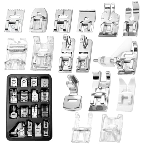 Set de 16 Pies para Máquina de Coser
