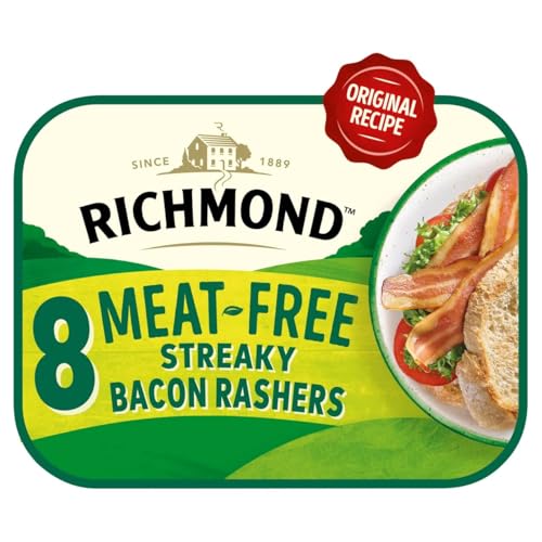 Richmond 8 Meat Free Vegan Streaky Bacon Rashers 120g