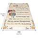 Adolgutty Diamantene Hochzeit Geschenk, 60 Jahre Ehe Hochzeitstag Geschenke Decke für Frauen Männer Paare, Jahrestag Liebe Geschenkidee für Ihn Sie, Superweiche Fleecedecke 130x150cm