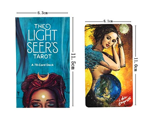 Light Seer's Tarot A 78-Card Deck e-Guidebook Cards Board Divination Reading Love Moon Near me Beginners