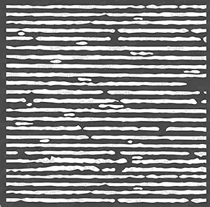 Stencil - Corrugated | Reusable Painting Template for Art and Craft, Mixed Media, Wall Painting, Home Decor, DIY Albums, Card Making and Fabric Painting, 6