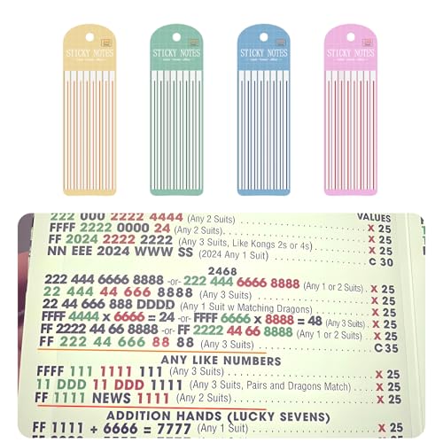 640 Pcs Mahjong Card Line Guide y Accesorios miniatura 5