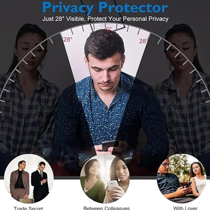 Image of ZARALA Privacy Hydrogel Screen Protector for IQOO Z7 Pro 5G and Vivo T2 Pro Anti-Spy Flexible TPU Private Protective Film, Anti-Scratch Anti-Peeping Ultra-Thin Soft Hydrogel Protective Film