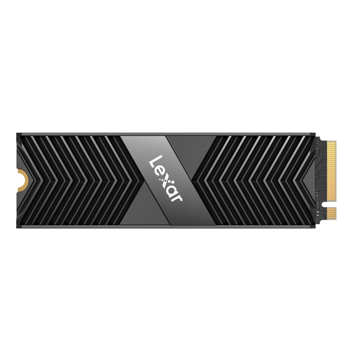 Lexar Professional 2TB NM800 PRO with Heatsink M.2 2280 PCIe Gen4x4 NVMe SSD, Read Speeds Up to 7500MB/s, for Gamers and Creators (LNM800P002T-RN8NG)