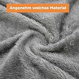 Growaystory Hundebett orthopädisches Hundesofa Hundecouch mit eierförmiger Ergonomischer Kistenschaum waschbar rutschfest (50x40x18CM, 3-seitiger Umrandung)