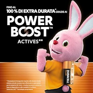 DURACELL Batterie Plus AAA (Confezione da 12) – Batterie Alcaline da 1,5 V – Fino al 100% di durata extra con Attivi POWER BOOST – Affidabilità per i dispositivi di utilizzo quotidiano - MN2400