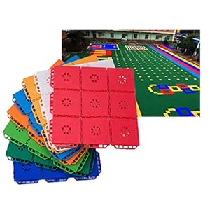 Floor Tiles 30.5CM Buiten Modulaire In Elkaar Grijpende Vloertegels, Kleuterschool Speelplaats Park Sportvloer…