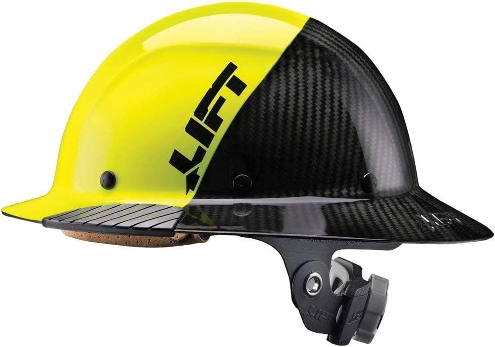 Lift Safety DAX Fifty 50 Carbon Fiber Full Brim Hardhat