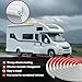 J-Shape RV Rain Gutter,PVC Plastic Drip Guides,For Cars, Vans, Caravans, Roof Rainwater Diversion Strips, Flexible J-Shaped Decorative moldings(16 ft, White)