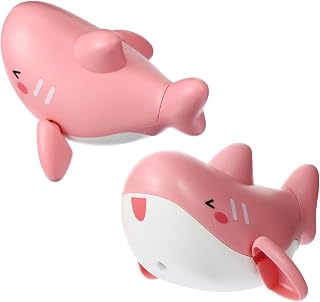 SAFIGLE 2 Peças De Brinquedo De Tubarão De Corda Brinquedo De Banho Em Forma De Tubarão Brinquedo Flutuante Brinquedos De Banheiro Brinquedo Para Crianças Brinquedos Para Crianças