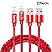 USB Type C Cable [2-Pack 3.3ft & 6.6ft], Amsla Type C to USB A 3.0 Sync & Charging Cord for Macbook 12", MacBook Pro, Samsung Galaxy S8/S8 Plus, Nexus 6P/5X, Nintendo Switch and More (Red)