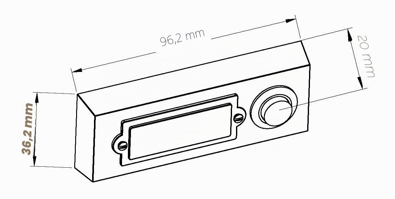HUBER Bouton de sonnette bouton poussoir avec 1 boîtier d'encastrement rectangulaire métal et écriteau en polycarbonate, 42.00V