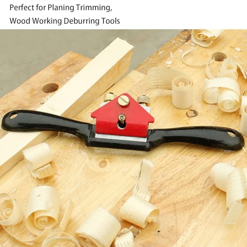Adjustable Spokeshave Set 2pcs with 4 Metal Blades, 4-Way Wood Rasp File & Manual Planer – Perfect for Planing, Trimming, Carving, and Deburring in Woodworking - Image 4