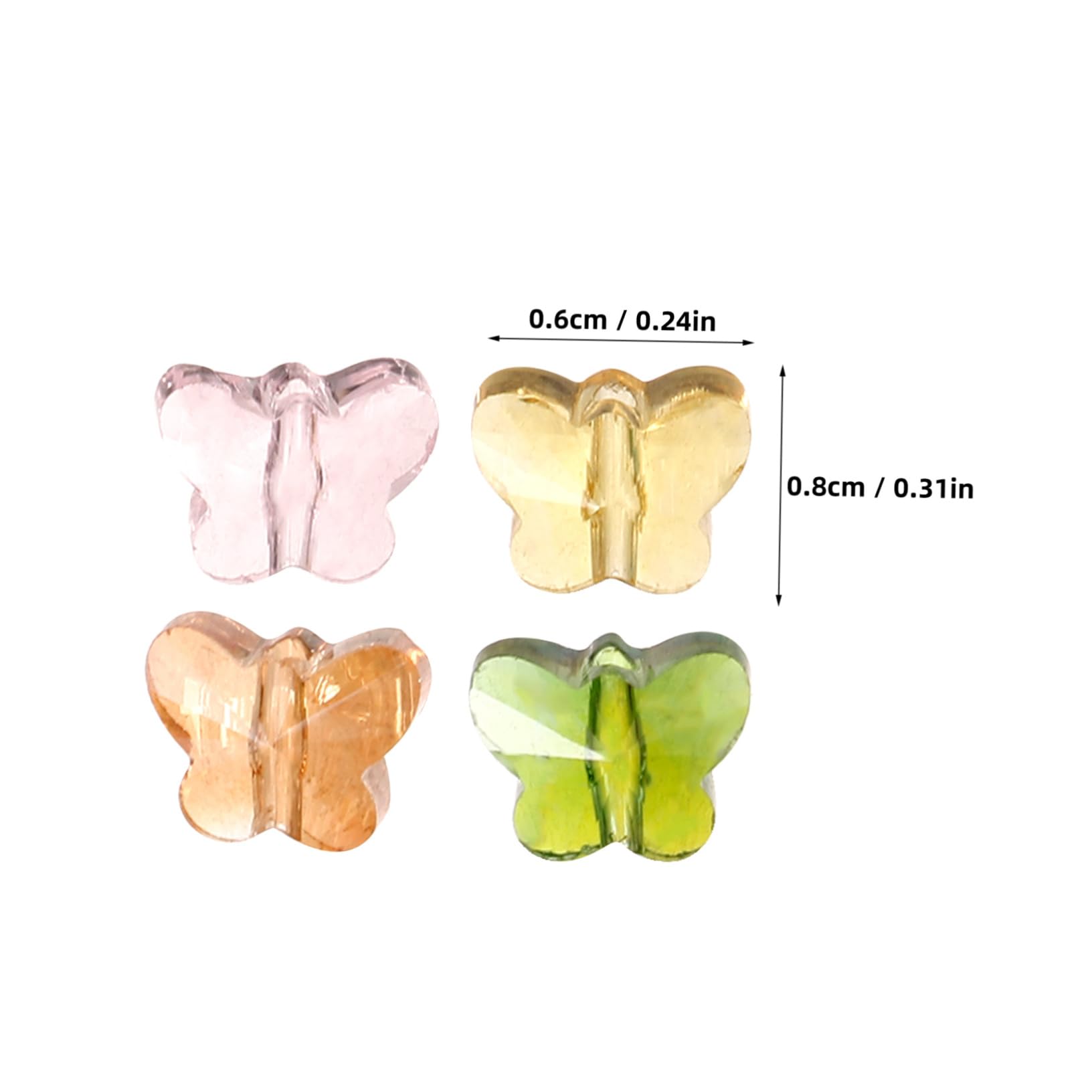 350 Pezzi Perline Vetro per Braccialetti Collane Orecchini Materiale Diy Perline Gioielli per Bigiotteria e Ciondoli Collane