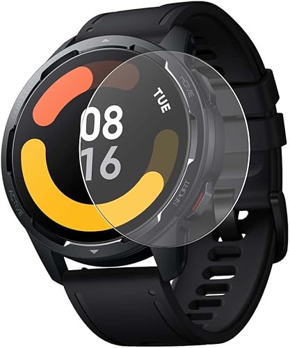 Paquete de 3 protectores de pantalla de vidrio templado, compatible con Xiaomi Watch S1 Active Protectors Guard Guard Transparente