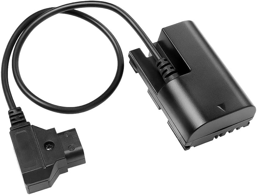 Alvins E6NH Dummy Battery to Dtap Power Cable for Canon LP-E6NH, for Canon R5, R5 C, R6, R7, R, 5D II/III/IV, 6D, 6D II, 7D, 7D II, 60D, 60Da, 70D, 80D, 90D, XC10, XC15, 5DS, 5DS R Cameras