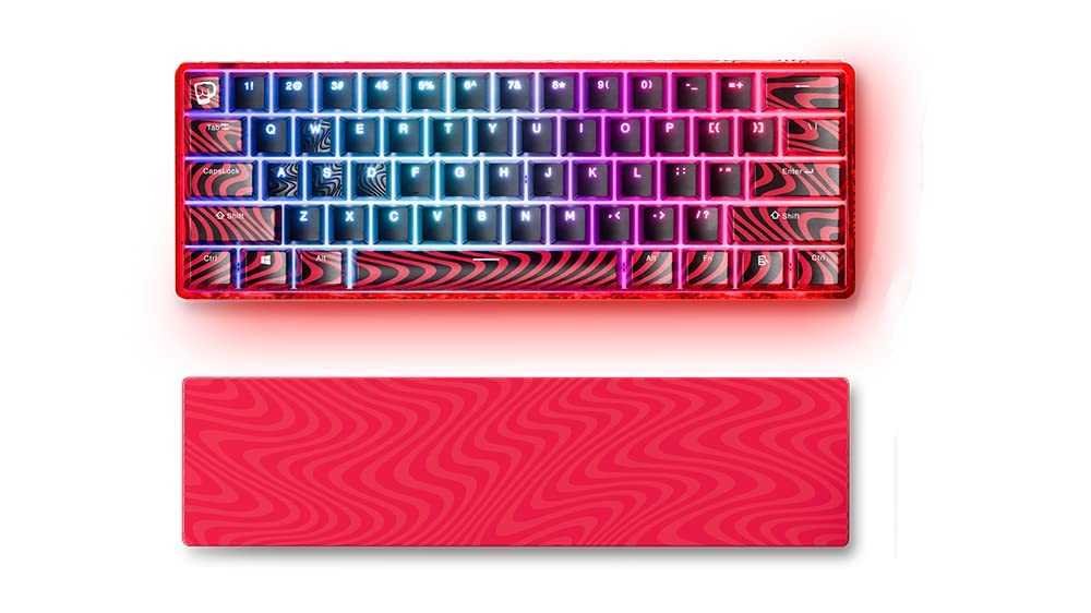 Ghost Keyboards - Pewdiepie W1 Wrist Rest | Consists of Magnetic