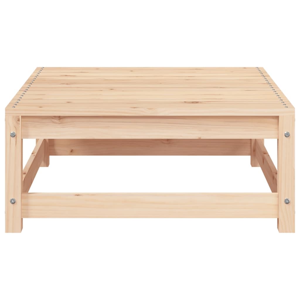 vidaXL Taburete de Jardín, Reposapiés Otomana de Palets, Mesa de Centro, Asiento Mueble para Patio Terraza Balcón, Madera Maciza de Pino