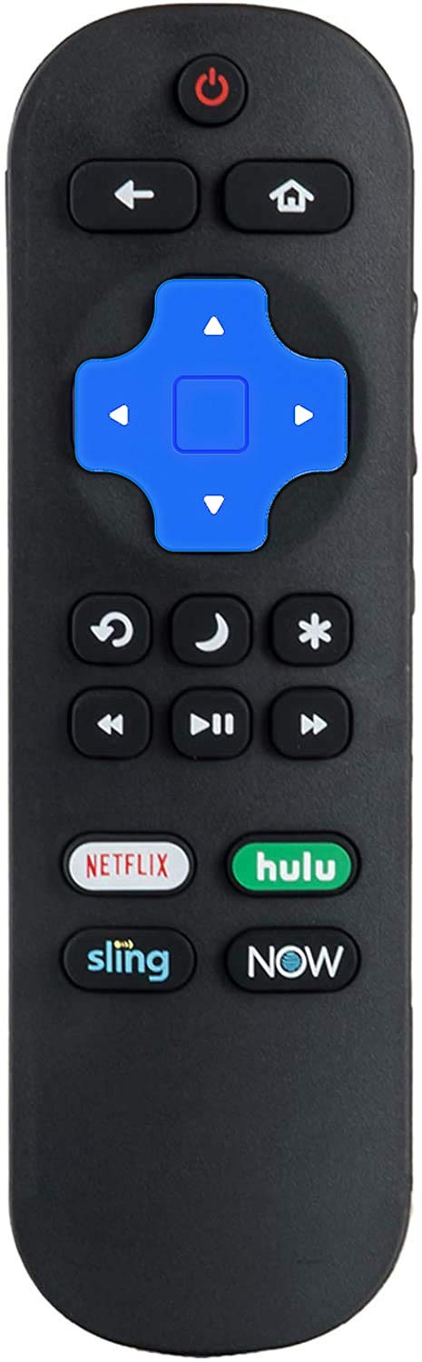 Replacement Remote Control for Hisense Roku TV 50R7050E 55R7E 50R7E 65R6E1 65R7E1 40H4F 40H4030F 60R5800E 43R7E 43R6E 32H4030F 75R6E1 32H4E1 55R6E 32H4F H4 Series HU-RCRUS-20 TV Remote Control