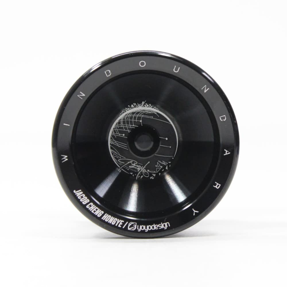 Windoundary 2022 Yo-Yo - Wide Body Mono-Metal - Jacob Cheng Hongye Signature YoYo (Black)