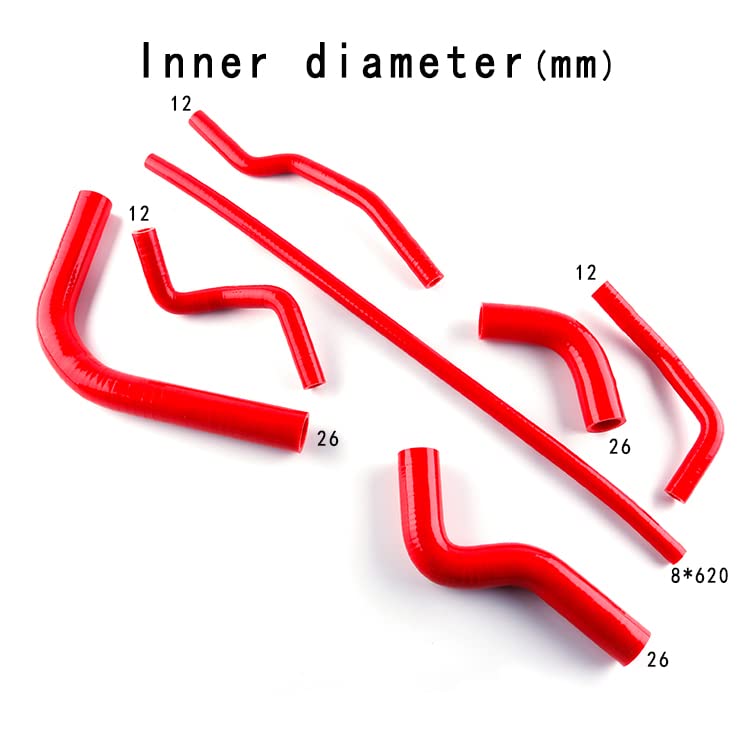 3-Ply Silicone Radiator Coolant Hose Kit for 1986–1995 Suzuki Samurai 1.3L - Image 3