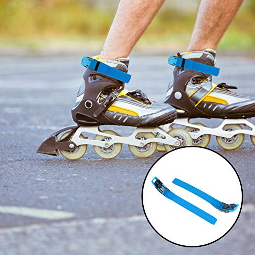 BESPORTBLE 2Pcs Inline Sapatos de Patinação Tiras Fivela Substituições de Energia T Cinto Rolo Inlin