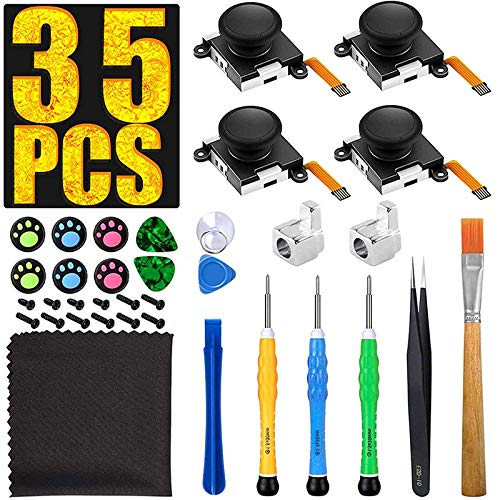 4 Pack Joycon Joystick Replacement 3D Joystick Analog Left
