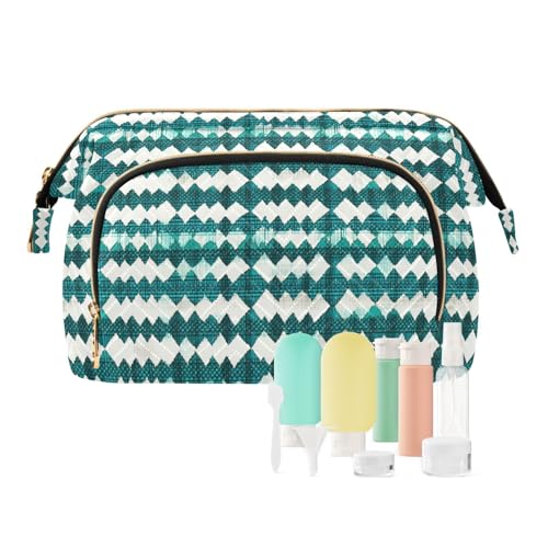 Borsa cosmetica unica bianco rosso con cerniera da appendere borsa da toilette da viaggio da donna portamonete per cosmetici da 5 1 size