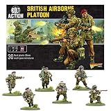 WAR-402011009A - Juegos De Warlord - Aerotransportado Británico WWII Paracaidistas Aliados - Bolt Action