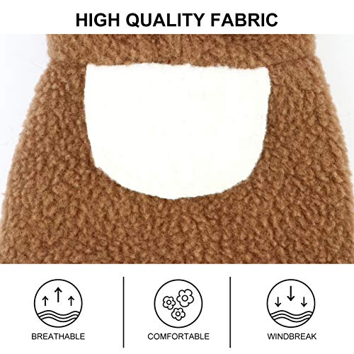 ULTECHNOVO Sapo Animal de Estimação Pássaro Com Capuz Roupas de Inverno Natal Papagaio Sapo Traje Ma