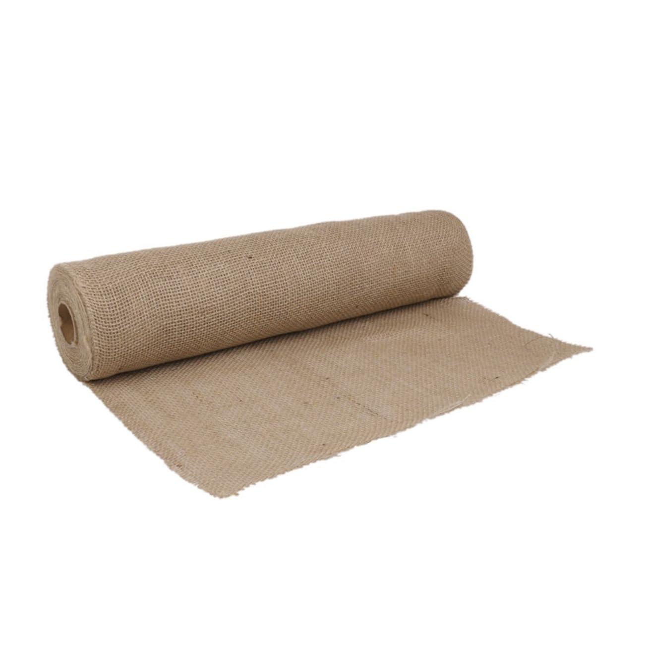 Chemin de table en jute 50cm x 10m pour déco de mariage champêtre