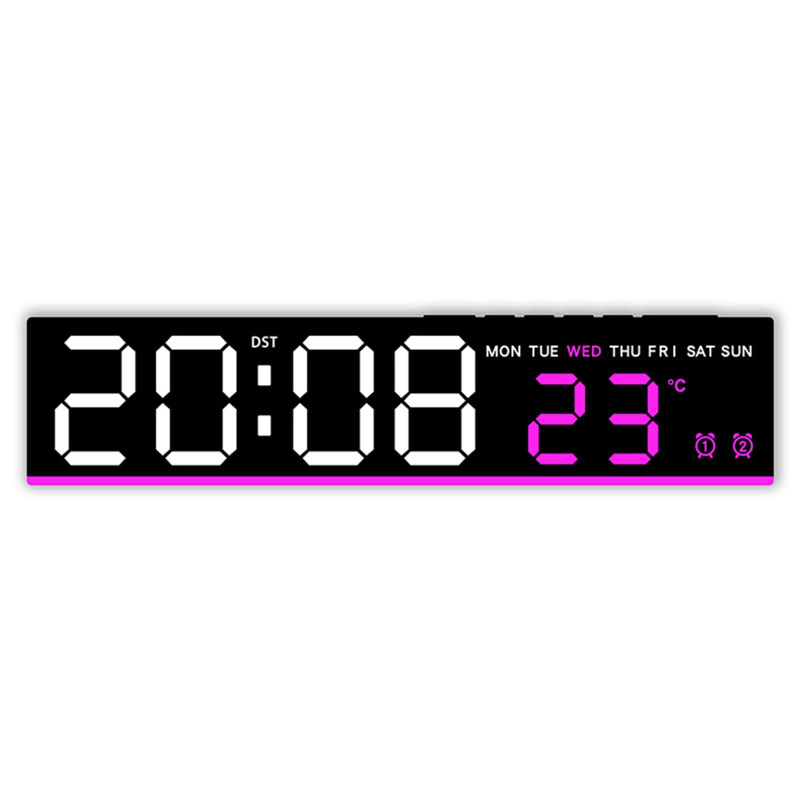 Hsyzygian Multifunctional Digital Alarm Clock Featuring Touch Control and Soft LED Nightlight Alarm Clock Bedlight