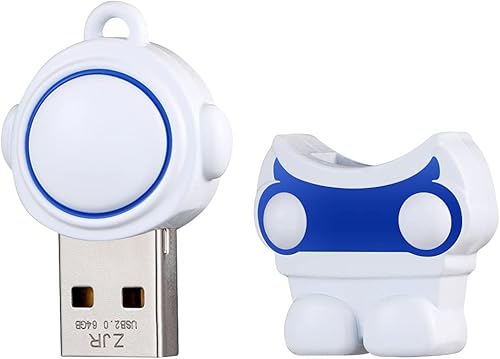 Miniatura 3 de Lindo astronauta astronauta personaje Flash Drive 64gb almacenamiento de datos regalo USB disco Pendrive