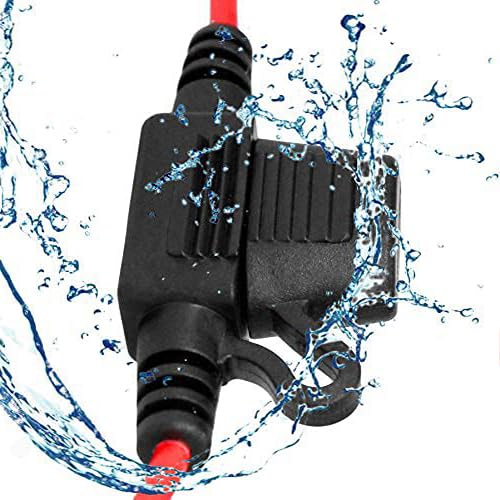 MACHSWON Waterproof Inline Automotive Fuse Holder 10 Pack for Mini Fuse UL1015 16 Gauge AWG 12 Inches Wire, for ATM Blade Fuse - Image 3