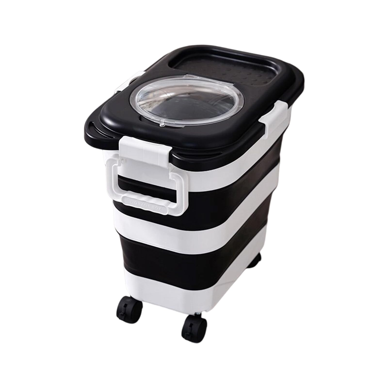 Large Capacity Rice Bucket Space Saving Kitchen Grain Organizer Countertop Dustproof Food Storage Container Rice Storage Container with Lid
