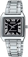 Casio LTP-V007D-1B Analog Unisex Watch - Slim 11mm Casio Collection with Calendar & Snap Closure