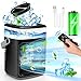Fnwsja mobile climatiseur refroidisseur d'air portable Ventilateur Batterie 4 en 1 Mini de bureau Ventilateur de refroidissement à eau 3 vitesses 2H/4H pour la maison/bureau/extérieure