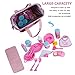 Bebamour Baby Doll Bag with Doll Changing Pad Carry Baby Doll Accessories Fashion Kids Bag for Baby Girl (Bag)