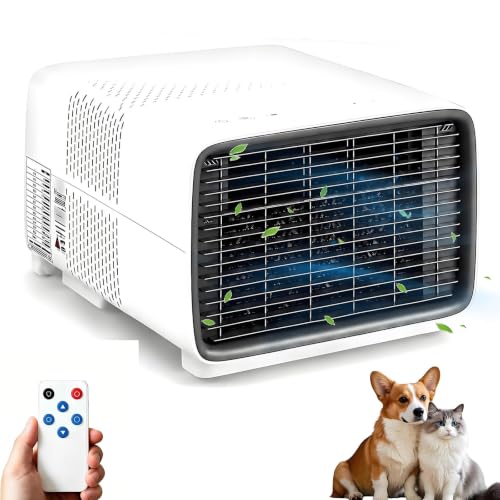 Aire acondicionado para exteriores y portátil para tiendas de campaña, capacidad de refrigeración de 900 W, temporizador de 1 a 12 horas, 280 W, funcionamiento silencioso (45 dB), control manual