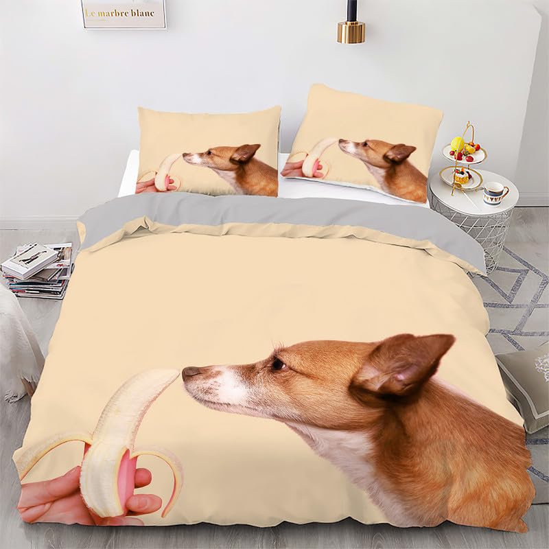 Housse de couette 140x200 Confort 110g/m² au tissage microfibre doux